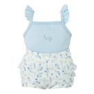 Conjunto Bebê Regata + Tapa fralda Menina Serena Azul - Hug