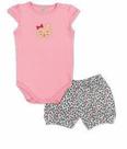 Conjunto Bebê Short + Body Pingo Lelê 65859 Conjunto Bebê Short + Body Pingo Lelê 65859