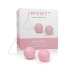 Conjunto Ben - Wa Feminist com 02 Bolas - Rosa Bebê Conjunto Ben - Wa Feminist com 02 Bolas - Rosa Bebê