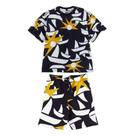 Conjunto Bento Fábula Raio de Short Bermuda e Blusa Verão