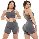Conjunto Bermuda com Faixa e Top Suplex Fitness Feminino