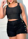 Conjunto bermuda e croped Conjunto bermuda e croped