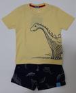 Conjunto Bermuda Est Dinossauro e Blusa Amarela Ref D192609 Tam 2 Conjunto Bermuda Est Dinossauro e Blusa Amarela Ref D192609 Tam 2