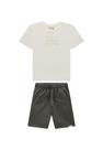 Conjunto Bermuda Infantil Menino Onda Marinha