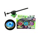 Conjunto Beyblade Metal Fusion Tornado Speed Top 3 peças
