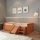 Conjunto Bicama Tela Rattan com Escada e Escorregador Divertidamente Carvalho Avelã Conjunto Bicama Tela Rattan com Escada e Escorregador Divertidamente Carvalho Avelã