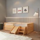 Conjunto Bicama Tela Rattan com Escada e Escorregador Divertidamente Nature Conjunto Bicama Tela Rattan com Escada e Escorregador Divertidamente Nature