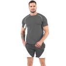 Conjunto Bicolor Básico Kit Masculino Dry Fit Anti Suor Novo