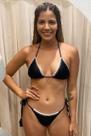 Conjunto Biquini Boho Cortininha de Amarrar Tamanho P
