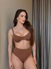 Conjunto Biquíni Busto Retro Calcinha Hot Pant Folhado - Luar