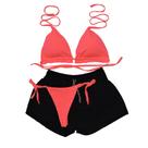 Conjunto Biquíni Com Bojo Cortininha + Shorts