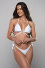 Conjunto biquini cortininha argola lasie fts - branca