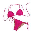 Conjunto Biquíni Cortininha Bojo Amarração Feminino Verão Conjunto Biquíni Cortininha Bojo Amarração Feminino Verão