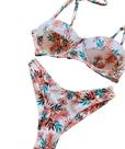 Conjunto biquini fio duplo top com bojo