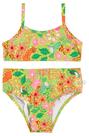 Conjunto Biquíni Infantil Boca Grande estampado