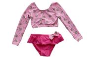 Conjunto biquíni infantil tamanho 10 a 12 anos