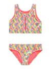 Conjunto Biquíni Pingo de Alegria PG2 Infantil Cropped e Calcinha Proteção Solar UV50+ Poliéster T. 04/10