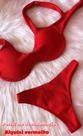 Conjunto biquini tamanho m cor vermelho