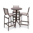 Conjunto Bistrô + 3 Banquetas: Leve a 4ª Banqueta Grátis - Marrom/Café Com Leite