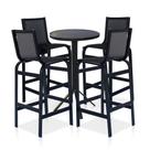 Conjunto Bistrô + 3 Banquetas: Leve a 4ª Banqueta Grátis - Preto