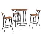 Conjunto Bistrô com 3 Banquetas Laís Artluxo
