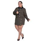 Conjunto Blazer E Shorts Saia Plus Size 1 Geração GG Ao G3