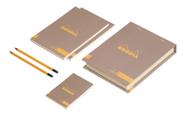Conjunto Blocos De Nota Rhodia The Essential Box Taupe