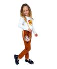 Conjunto Blogueira Blusa Calça Cinto Bolsinha De Ursinho