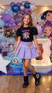 Conjunto Blogueirinha Temático Guerreiras Cantoras do KPop Infanto Juvenil