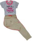 Conjunto Blusa Calça Infantil Luxo Menina Lessa Kids Rf 8139
