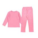 Conjunto Blusa + Calça Legging Peluciado Básico Infantil - 1
