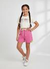 Conjunto Blusa Com Amarração E Short Natural E Rosa Abrange Conjunto Blusa Com Amarração E Short Natural E Rosa Abrange