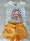 CONJUNTO BLUSA COM ESTAMPA E SHORTS MOLETINHO JACA LELE Laranja