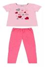 Conjunto Blusa Com Legging Menina Love And Live Conjunto Blusa Com Legging Menina Love And Live