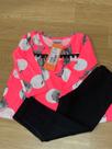 Conjunto blusa com manga e legging