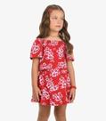 Conjunto Blusa com Saia Cotton Rovi Kids Vermelho