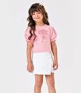 Conjunto Blusa Com Shorts Saia Sarja Trick Nick Branco Conjunto Blusa Com Shorts Saia Sarja Trick Nick Branco