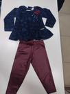 Conjunto blusa corações e legging cirre
