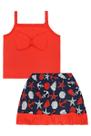 Conjunto Blusa de Alcinhas e Saia - Big Bless Conjunto Blusa de Alcinhas e Saia - Big Bless