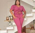 Conjunto blusa e calça