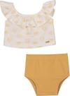 Conjunto blusa e calcinha bebe menina - 2483 - nini e bambini