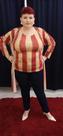 Conjunto blusa e cardigan plus size