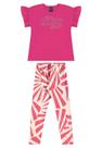 Conjunto Blusa e Legging Estampada Bee Loop