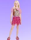 Conjunto Blusa e Saia Barbie - Fakini