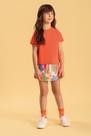 Conjunto blusa e saia caju bf14456