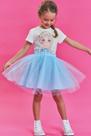 Conjunto Blusa e Saia de Tule Frozen-KUKIÊ Conjunto Blusa e Saia de Tule Frozen-KUKIÊ