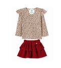 Conjunto Blusa e Saia em Plush Pingo LelêTam.3
