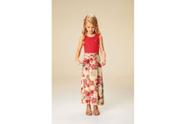 Conjunto blusa e saia longa