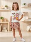 Conjunto Blusa e Saia Shorts Margarida e Pato Donald Momi