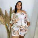 Conjunto Blusa e Short Estampado